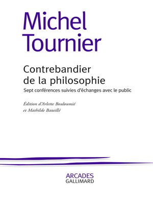 cover image of Contrebandier de la philosophie